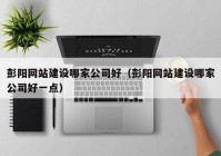 彭阳网站建设哪家公司好（彭阳网站建设哪家公司好一点）